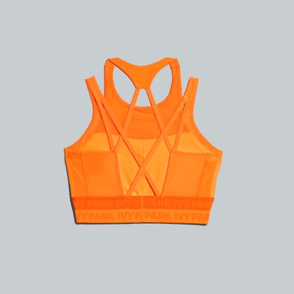 SOLD Adidas X Ivy Park Beyoncé Bra Small Orange - Picture 3 of 3